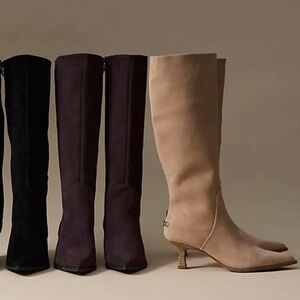 NWB Free People Yulia Tall Kitten Heel Boots